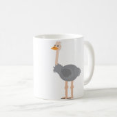 Ostrich Kaffeetasse (VorderseiteRechts)