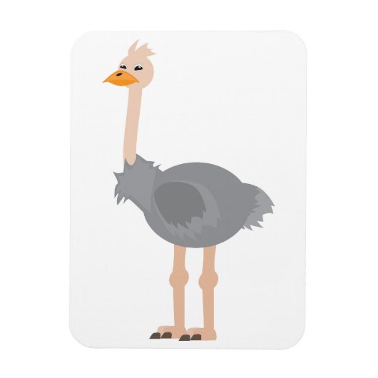 Ostrich Magnet (Vertikal)