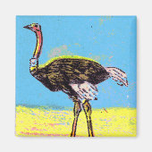 Ostrich Magnet (Vorne)