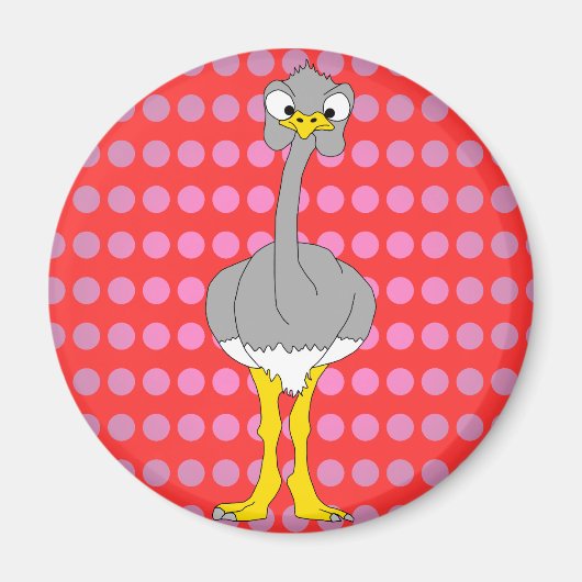 Ostrich Magnet (Vorne)