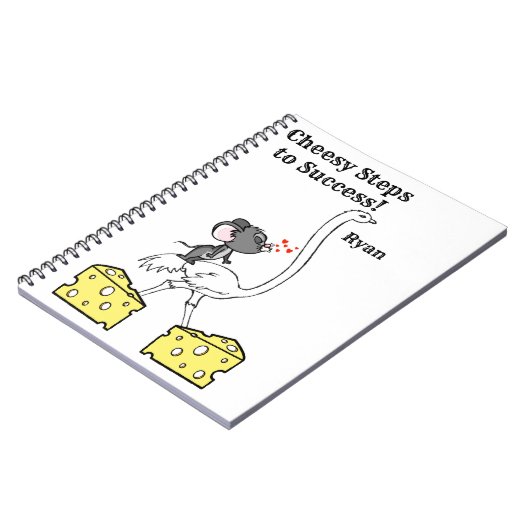 Ostrich Mouse Chef Notebook Notizblock (Linke Seite)