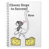 Ostrich Mouse Chef Notebook Notizblock (Vorderseite)