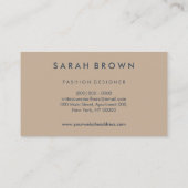 Ostrich Navy Visitenkarte (Rückseite)