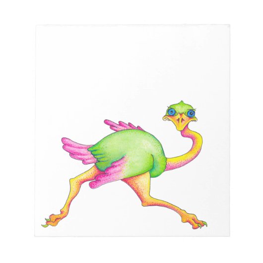 Ostrich Notizblock (Vorderseite)