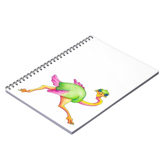 Ostrich Notizblock (Linke Seite)