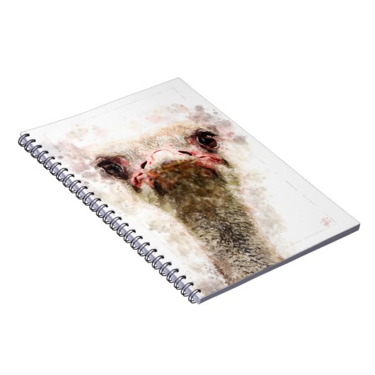 Ostrich Notizblock (Rechte Seite)