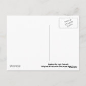 Ostrich Post Card Postkarte (Rückseite)