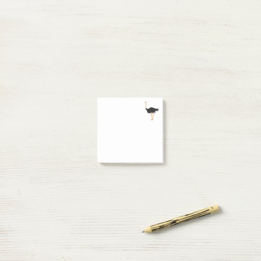 Ostrich Post-it Notes Klebezettel (Auf Schreibtisch)