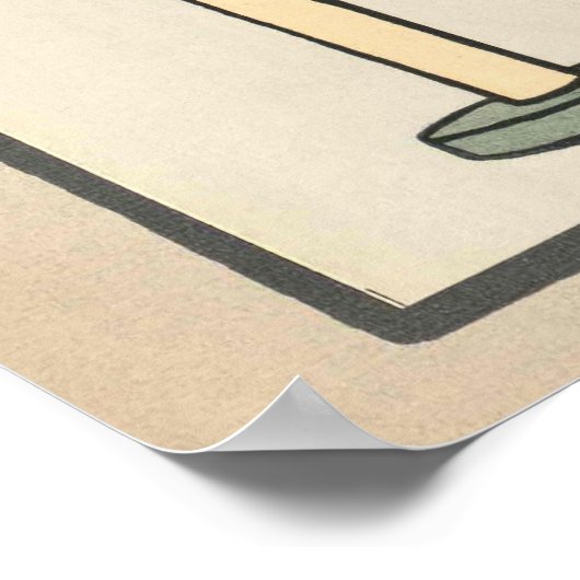 Ostrich Poster (Ecke)