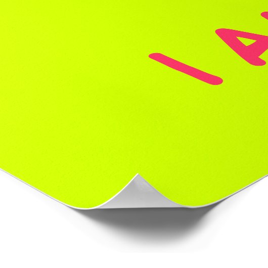 Ostrich Poster (Ecke)