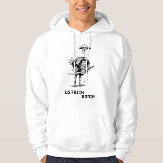 Ostrich Ronin Hoodie (Vorderseite)