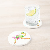 Ostrich Sandstein Untersetzer (Seite)