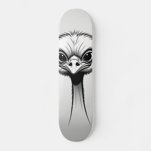 Ostrich Skateboard (Vorderseite)