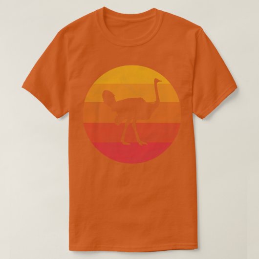 Ostrich T-Shirt (Design vorne)