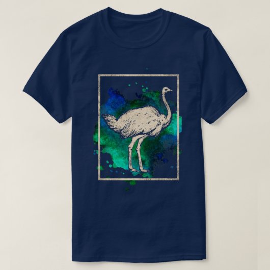 Ostrich T-Shirt (Design vorne)