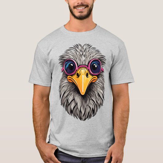 Ostrich T-Shirt (Vorderseite)