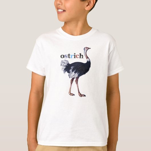 Ostrich T-Shirt (Vorderseite)