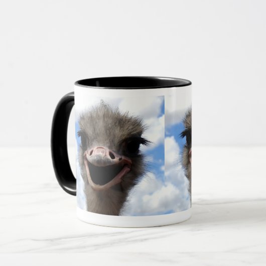Ostrich-Tasse Tasse (Vorderseite Links)