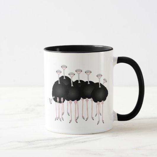 Ostrich-Tasse Tasse (Rechts)