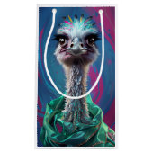 Ostrich themed  kleine geschenktüte (Vorderseite)