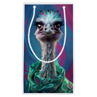Ostrich themed  kleine geschenktüte