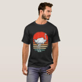 Ostrich Vintage Retro T-Shirt (Vorne ganz)