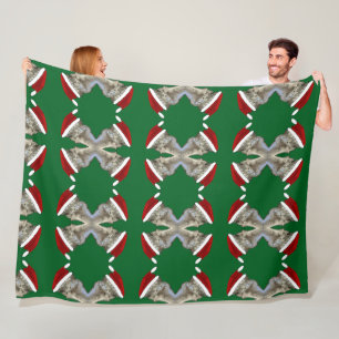 Ostrich Wear Weihnachtsmannmütze WeihnachtsZoo Tie Fleecedecke