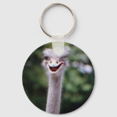 Ostrich Winking - Funny Schlüsselanhänger (Vorderseite)