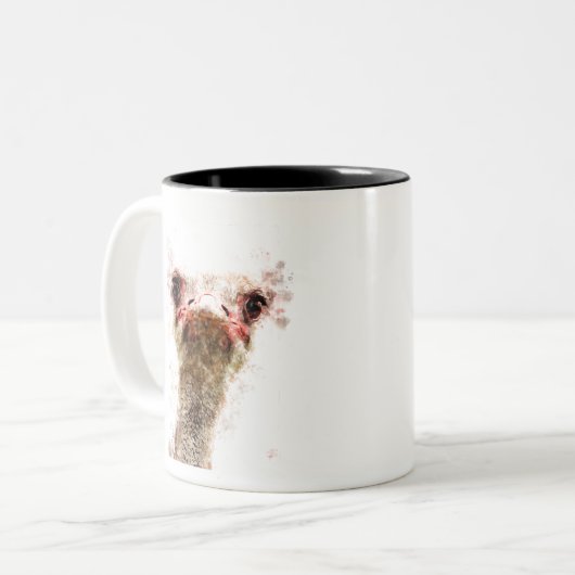 Ostrich Zweifarbige Tasse (Vorderseite Links)