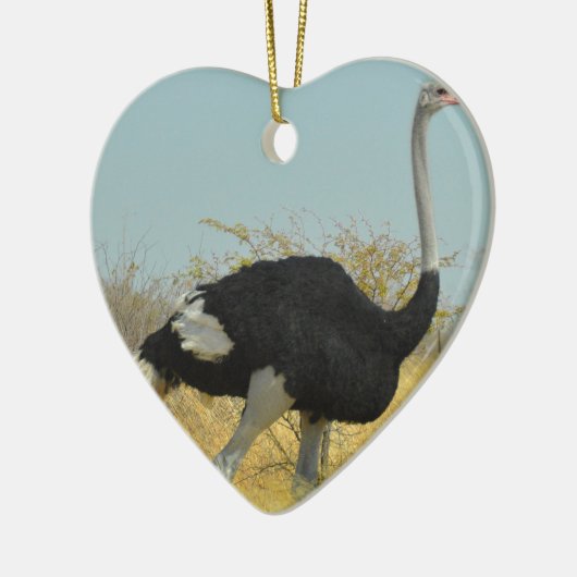 Ostrige für einen Run Keramikornament (Links)