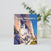 Ostrog-Kloster Montenegro Postkarte (Stehend Vorderseite)