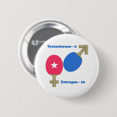 Östrogen-Klingeln Pong Button (Vorne & Hinten)