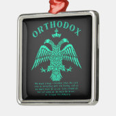 Ostrussisch-Orthodoxe Christlich-Adlergeschenk Ornament Aus Metall (Links)