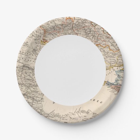 Ostrussland Pappteller (Vorderseite)