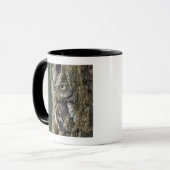 OstSchrei-Eule(graue Phase) Otus Asio Tasse (Vorderseite Links)