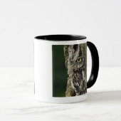 OstSchrei-Eule(graue Phase) Otus Asio Tasse (VorderseiteRechts)