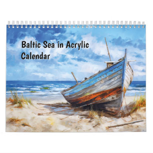 Ostsee in Acryl – Kalender