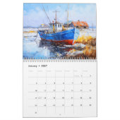 Ostsee in Acryl – Kalender (Jan 2027)