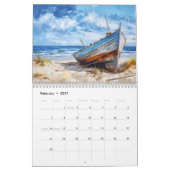 Ostsee in Acryl – Kalender (Feb 2027)