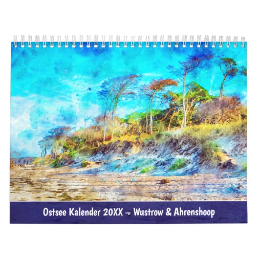 Ostsee-Kalender – Wustrow & Ahrenshoop Kalender (Titelbild)