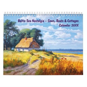 Ostsee Nostalgie – Kühe, Boote & Cottages Kalender