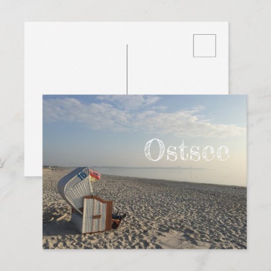 Ostsee Postkarte (Vorne/Hinten)