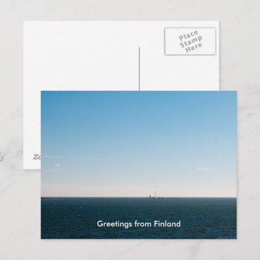 Ostsee Postkarte (Vorne/Hinten)