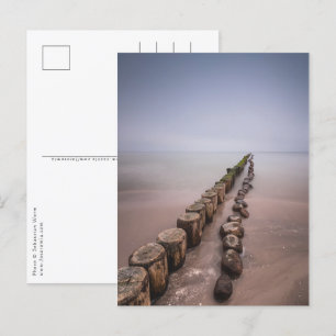 Ostsee Seascape-Foto Postkarte
