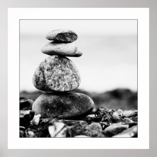 Ostsee Steine Poster (Vorne)