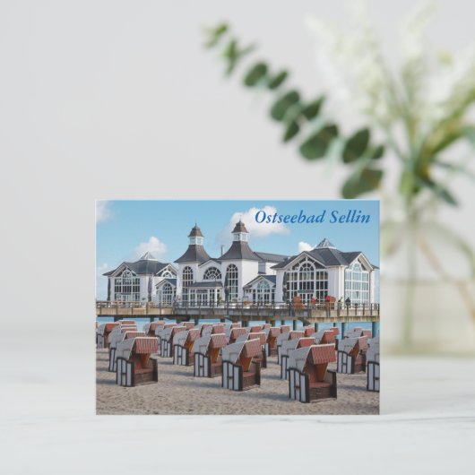 Ostseebad Sellin auf Rügen Postkarte (Stehend Vorderseite)