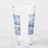 Ostseeküste im Winter schneebedeckt Glas (Rechts)