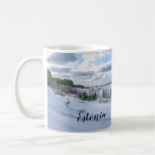 Ostseeküste im Winter schneebedeckt Kaffeetasse (Links)