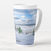 Ostseeküste im Winter schneebedeckt Milchtasse (Rechte Ecke)