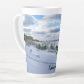 Ostseeküste im Winter schneebedeckt Milchtasse (Linke Ecke)